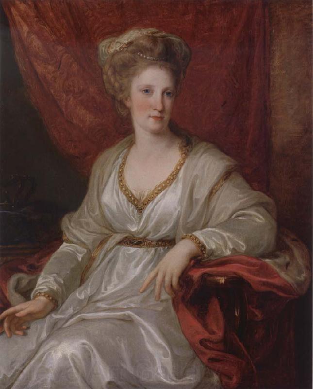 Angelica Kauffmann Bildnis Maria Karoline von Osterreich,konigin von Neapel Norge oil painting art